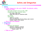 Safety and Integration: Alan Bross