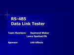RS-485 Data Communication Tester