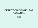 detection of nuclear radiation - divaparekh