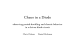 Chaos in a diode