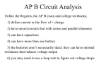AP B Circuit Analysis