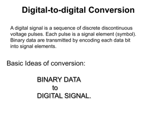 ICN lecture6_ Digital-Digital & Analog