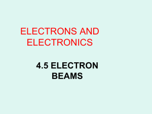 6 ELECTRON BEAMS