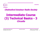 Technical Basics - 2 - Chelmsford Amateur Radio Society, G0MWT