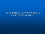 presentation on symmetrical componenets of power system