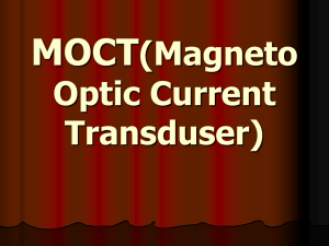 MOCT(Magneto Optic Current Transformer)