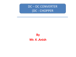 DC – DC CONVERTER (DC ‐ CHOPPER