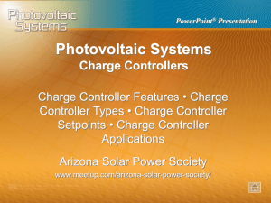 Chapter 7 — Charge Controllers