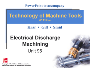 Electrical Discharge Machining