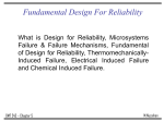 Fundamental Design For Reliability