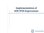 Implementation of SOP Expressions