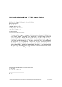 10 Gb/s Radiation-Hard VCSEL Array Driver