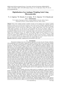 IOSR Journal Of Environmental Science, Toxicology And Food Technology (IOSR-JESTFT)