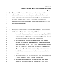 PUB‐NLH‐176  Island Interconnected System Supply Issues and Power Outages  Page 1 of 8 Q. 