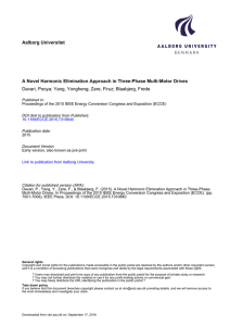 Aalborg Universitet A Novel Harmonic Elimination Approach in Three-Phase Multi-Motor Drives