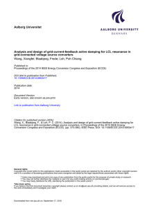 Aalborg Universitet grid-connected voltage source converters