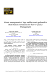 Visual management of Sags and Incidents gathered in Management