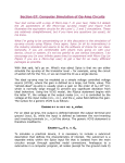 Section G7: Computer Simulation of Op-Amp Circuits