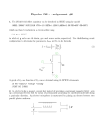 Physics 536 - Assignment #6