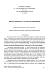 SCIENTIFIC PAPERS OF THE UNIVERSITY OF PARDUBICE