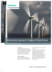 Siemens power boost function Increase your power production