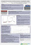 Investigation into Germanium thin films formed by a recrystallisation method Acknowledgements: