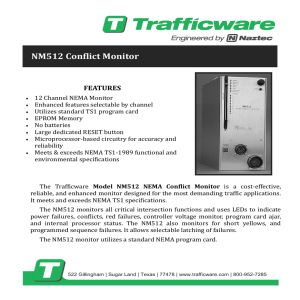 NM512 Conflict Monitor FEATURES