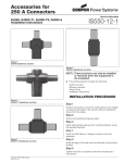 IS550-12-1 Accessories for 250 A Connectors DJ250, DJ250-T1, DJ250-T2, DJ250-4