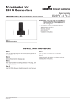 IS550-13-2 Accessories for 250 A Connectors DPE250 Earthing Plug Installation Instructions