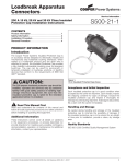 S500-21-1 Loadbreak apparatus Connectors