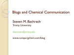 Blogs and Chemical Communication
