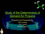 Study of the Determinants of Demand for Propane