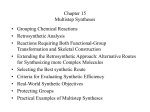 Chapter 15 Multistep Syntheses