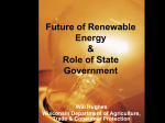 State Government’s Role in the Future of the Renewable Economy