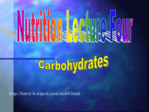 Nutrition Lecture Three