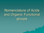 Nomenclature of Acids and Complex ions
