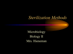 Sterilization Methods - Ashland Independent School District