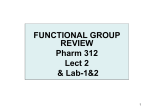 functional group review