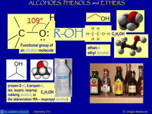 Alcohols Phenols and Ethers