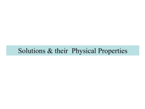 Solutions