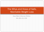 Safe Maintainable Weight Loss