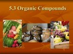 5.3 Organic Compounds