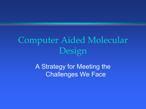 Computer Aided Molecular Design