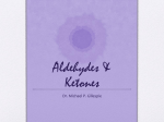 Aldehydes & Ketones