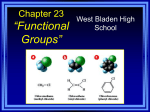 Chapter 23 Functional Groups
