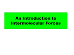 2. An intro to IMFs Chemsheets
