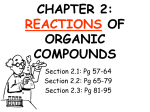 Organic Reactions 2.1- 2.3 - mccormack-sch4u-2013