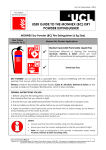  USER GUIDE TO THE MONNEX (BC) DRY POWDER EXTINGUISHER