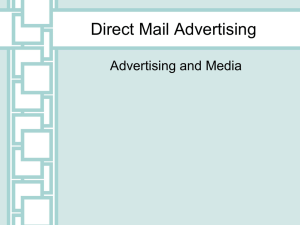 Direct Mail Advertising