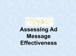 Assessing Ad Message Effectiveness